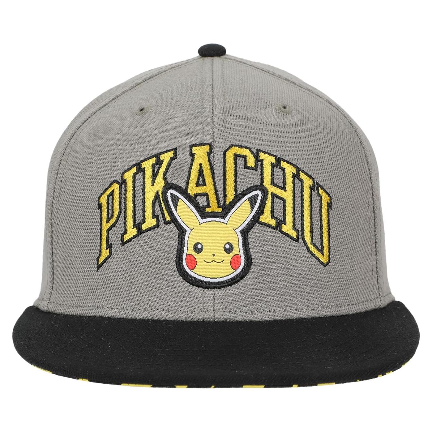 Gorra Snapback Bioworld Pokemon Pikachu Ajustable 58cm