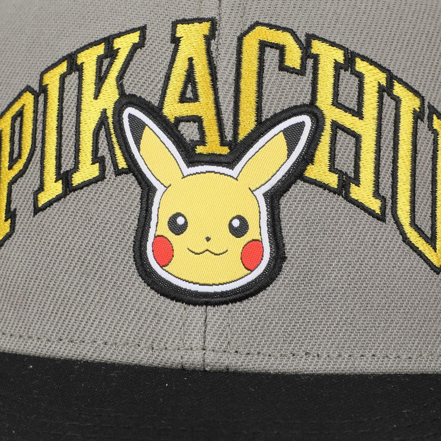 Gorra Snapback Bioworld Pokemon Pikachu Ajustable 58cm