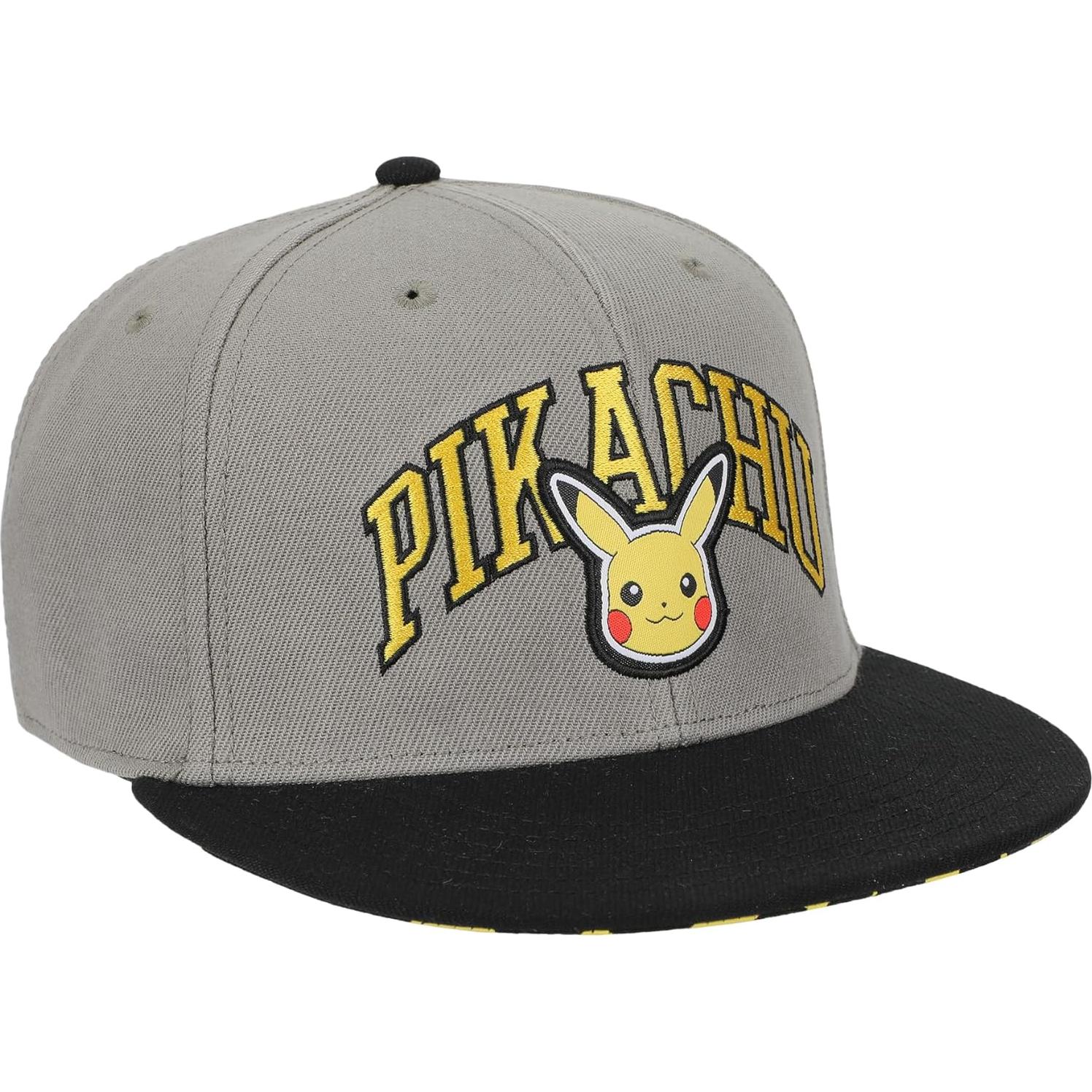 Gorra Snapback Bioworld Pokemon Pikachu Ajustable 58cm