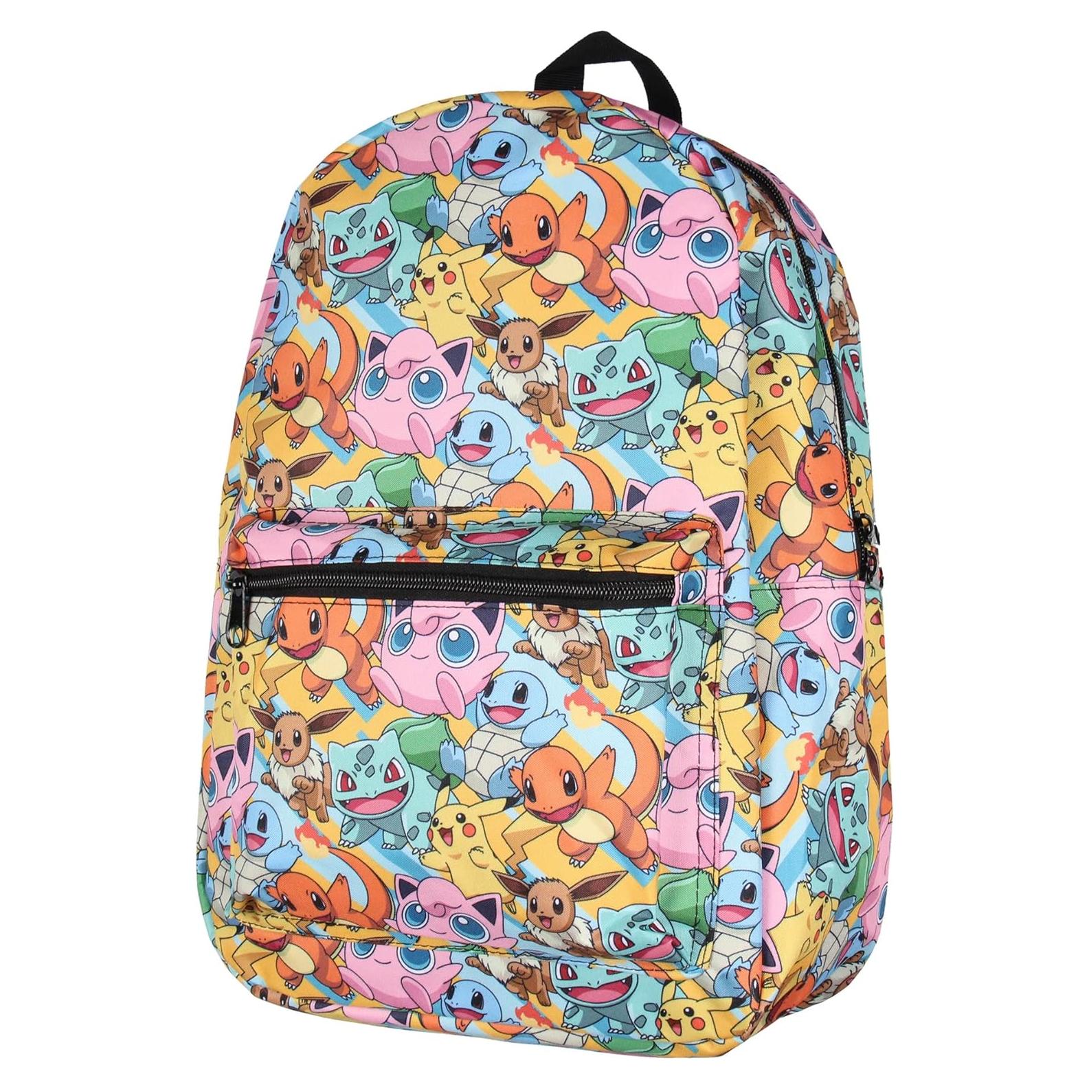 Mochila Bioworld Pokemon Pikachu y Amigos 43.2 cm