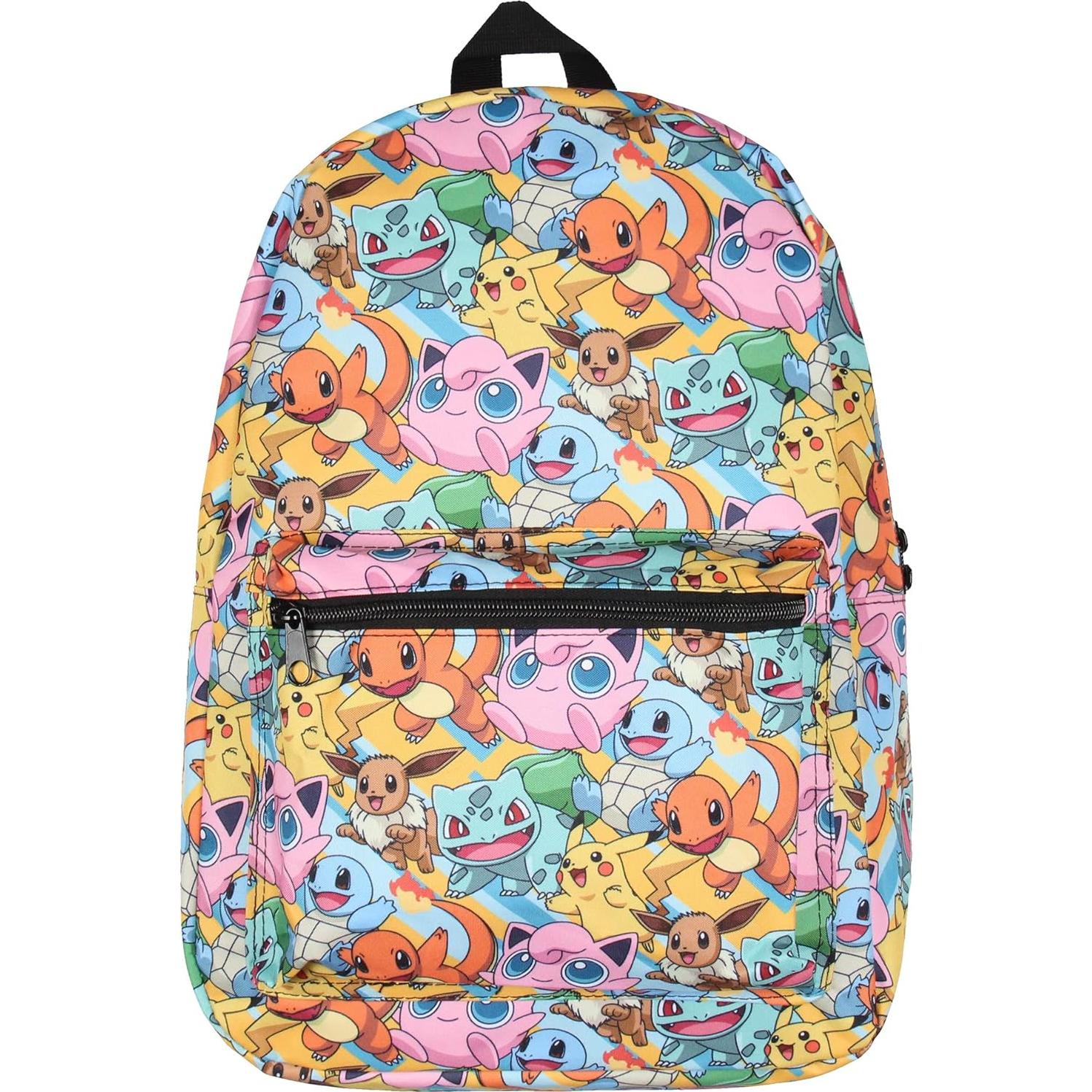 Mochila Bioworld Pokemon Pikachu y Amigos 43.2 cm