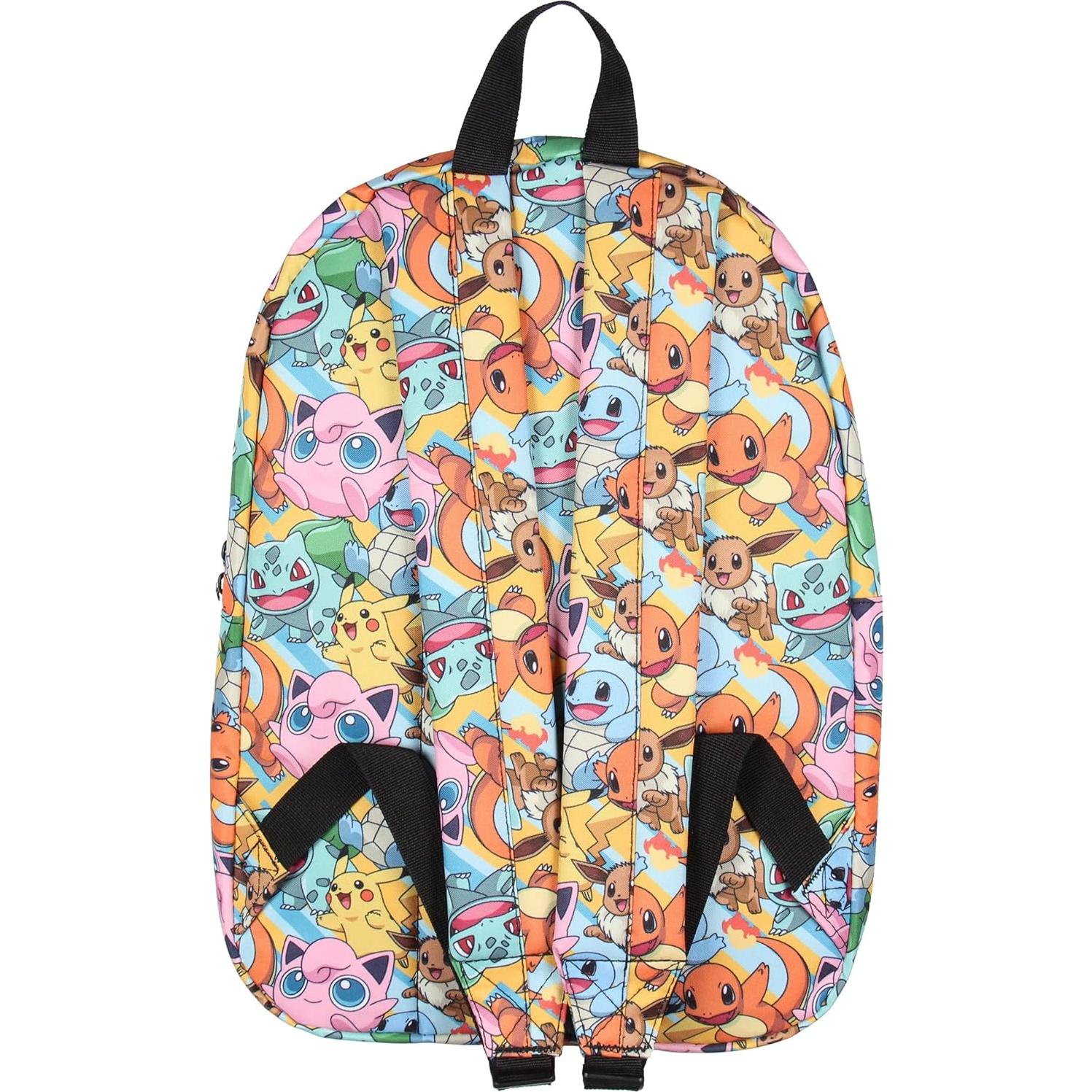 Mochila Bioworld Pokemon Pikachu y Amigos 43.2 cm