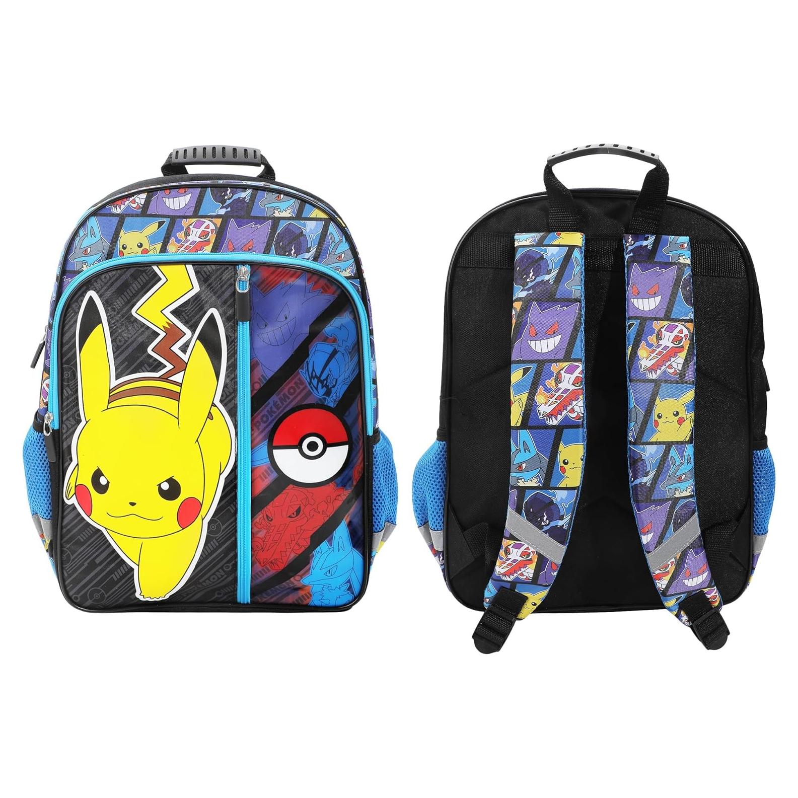 Mochila Pokemon Pikachu 40.6x30.5x12.7 cm para Niños