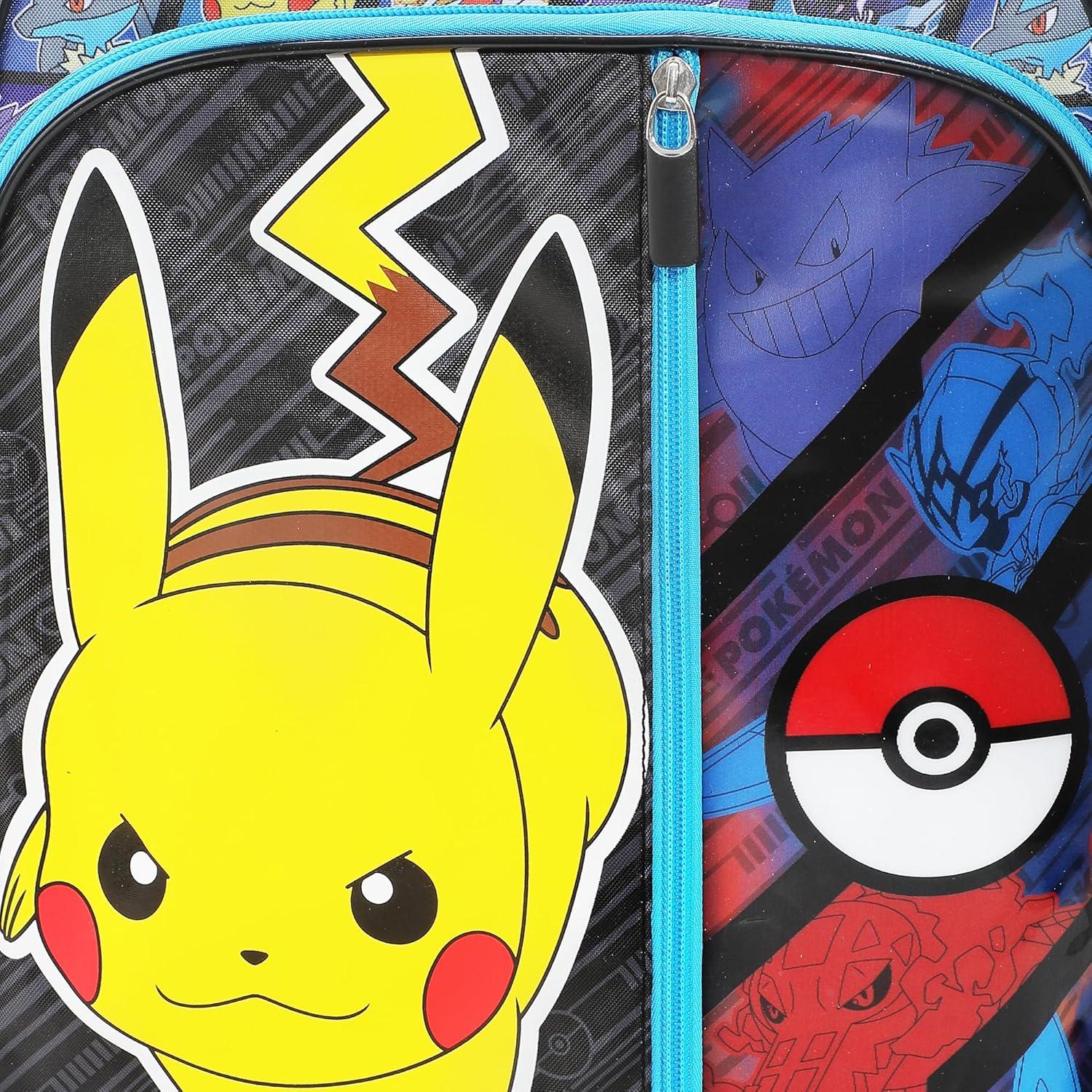 Mochila Pokemon Pikachu 40.6x30.5x12.7 cm para Niños
