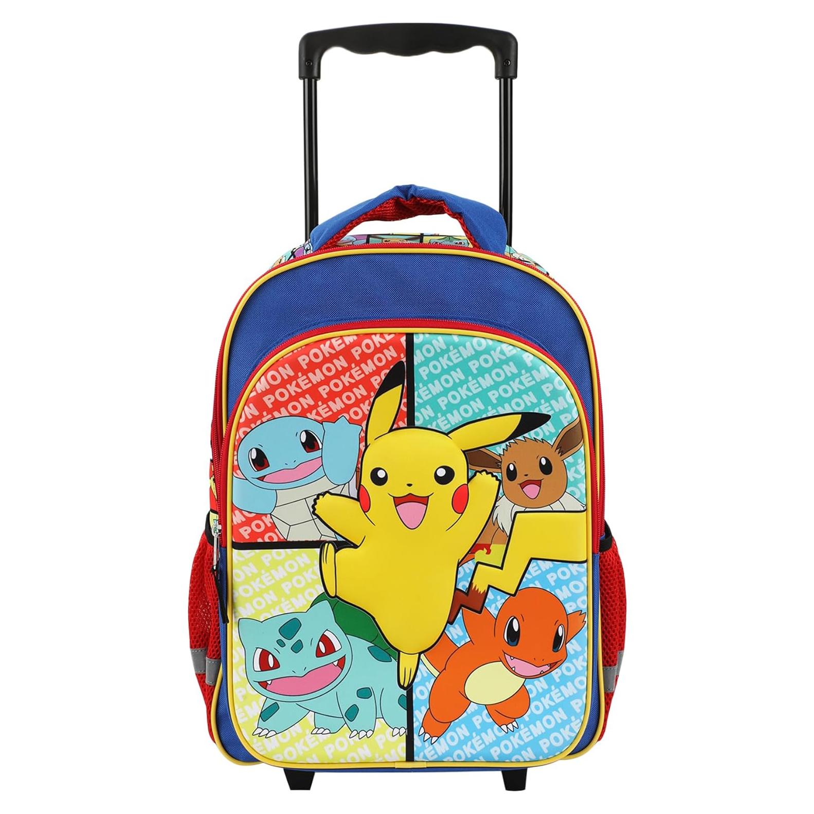 Mochila Rodante Juvenil Bioworld Pokemon Pikachu 16"