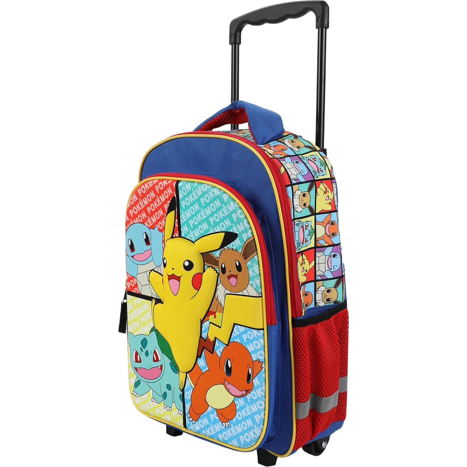 Mochila Rodante Juvenil Bioworld Pokemon Pikachu 16"