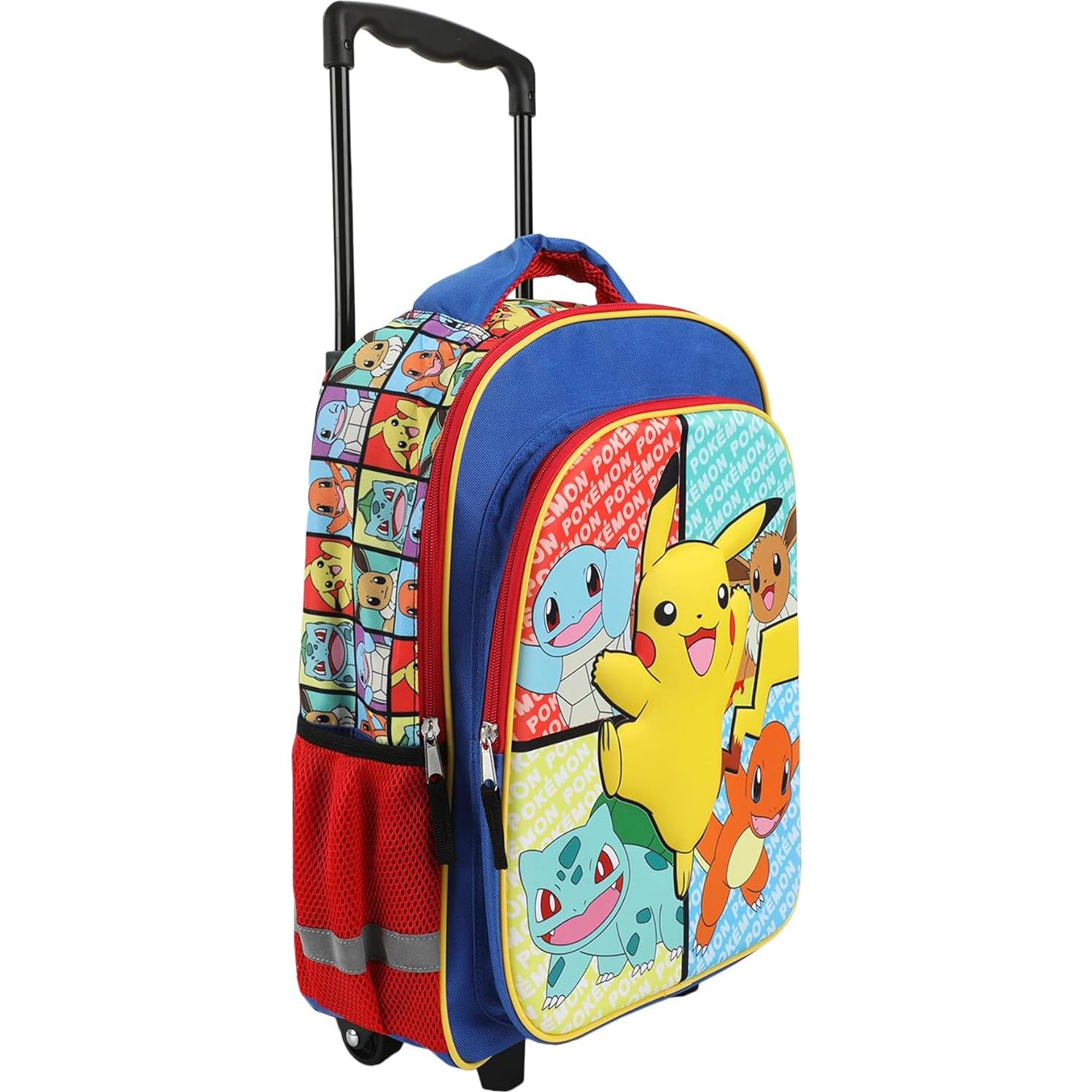Mochila Rodante Juvenil Bioworld Pokemon Pikachu 16"