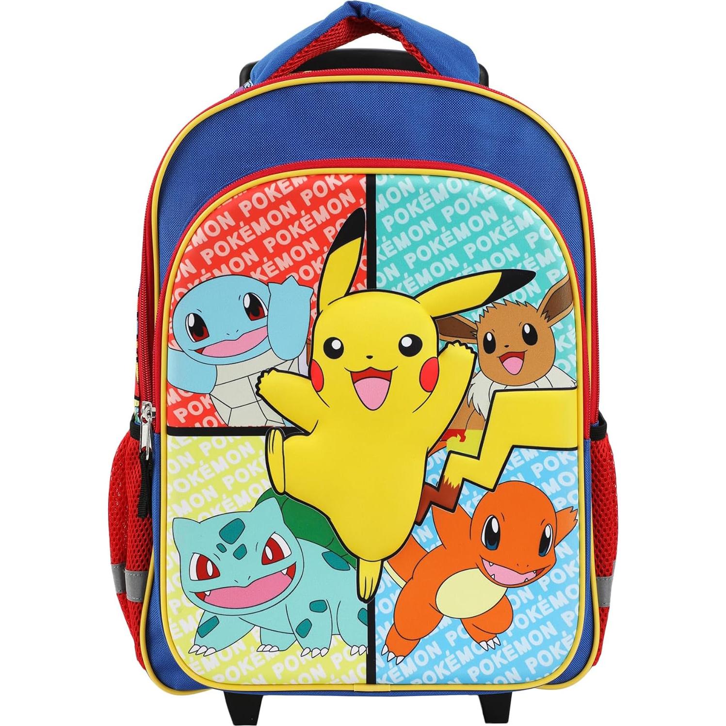 Mochila Rodante Juvenil Bioworld Pokemon Pikachu 16"