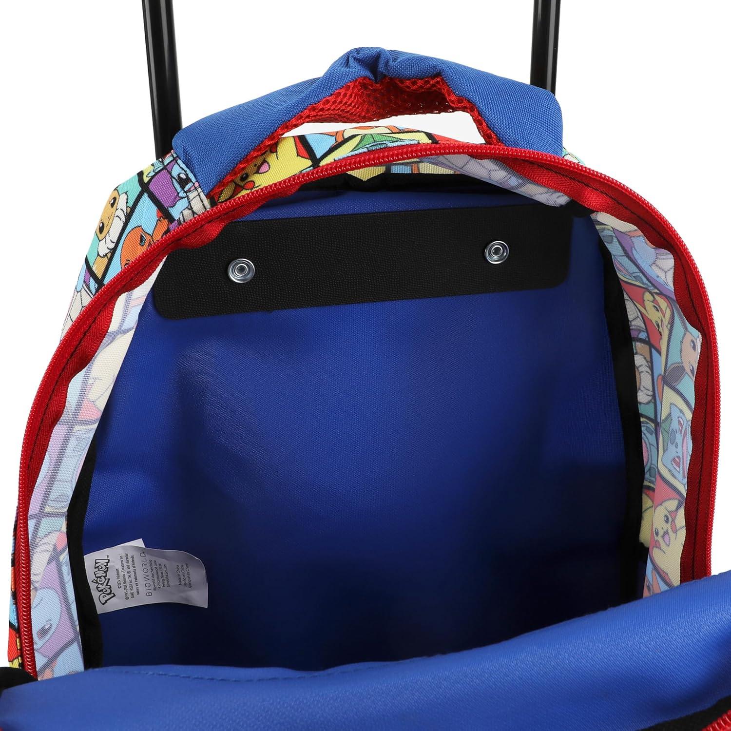 Mochila Rodante Juvenil Bioworld Pokemon Pikachu 16"