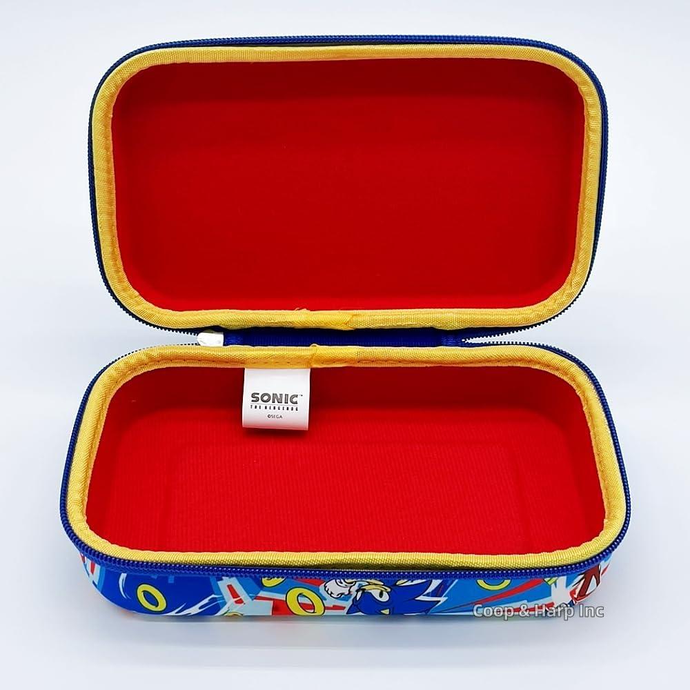 Estuche de Lápices Sonic UPD Azul Resistente 21.6x12.7cm