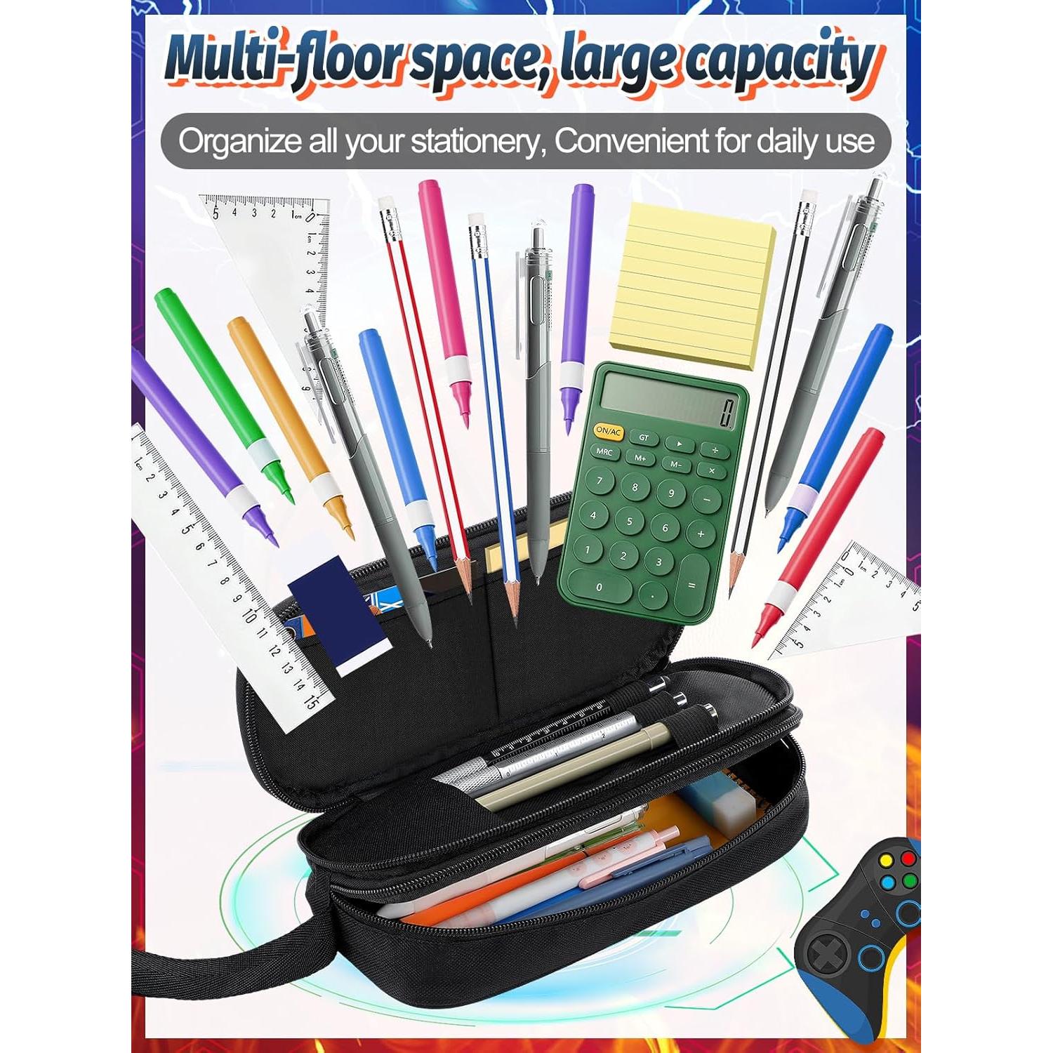 Estuche de Lápices Bigmeta Gamer 23.9x11.9x7.1cm 2 Compartimentos