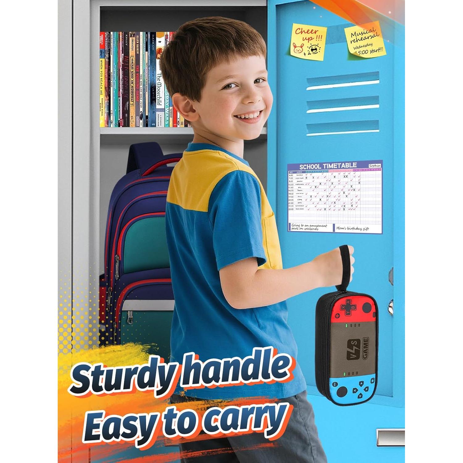 Estuche de Lápices Bigmeta Gamer 23.9x11.9x7.1cm 2 Compartimentos