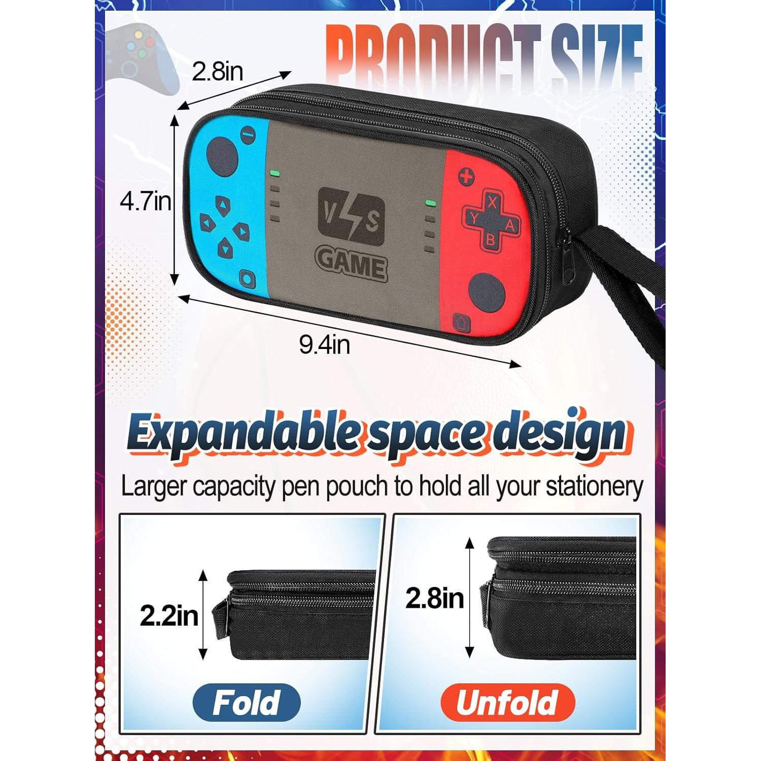 Estuche de Lápices Bigmeta Gamer 23.9x11.9x7.1cm 2 Compartimentos