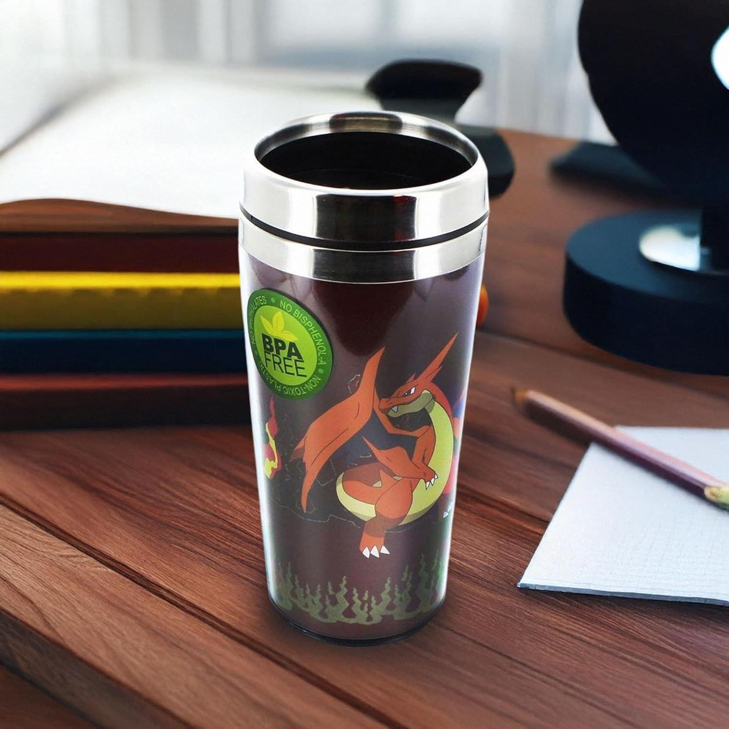 Vaso de Viaje Pokemon Charizard Y 473 ml Rojo