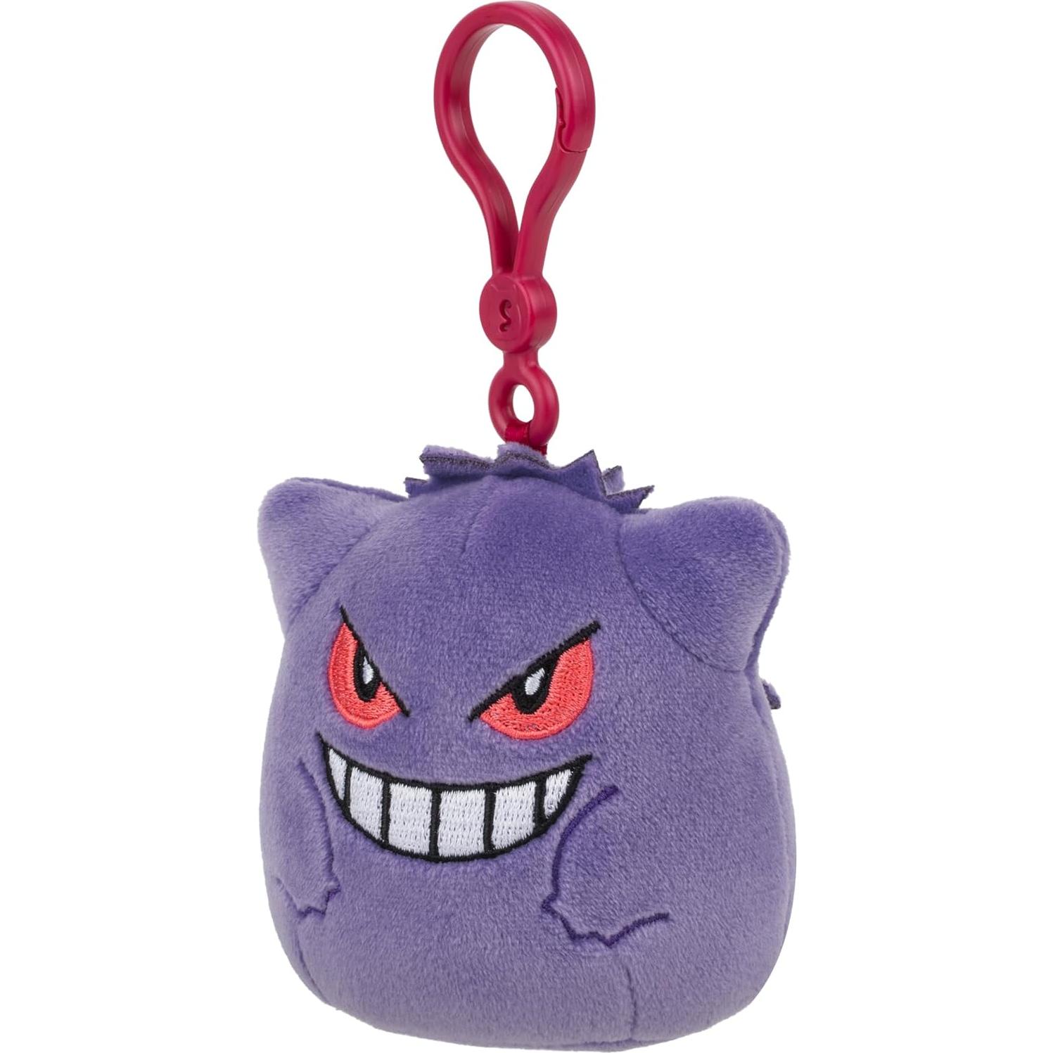 Clip de Peluche Gengar Squishmallows Original - 2.54 cm