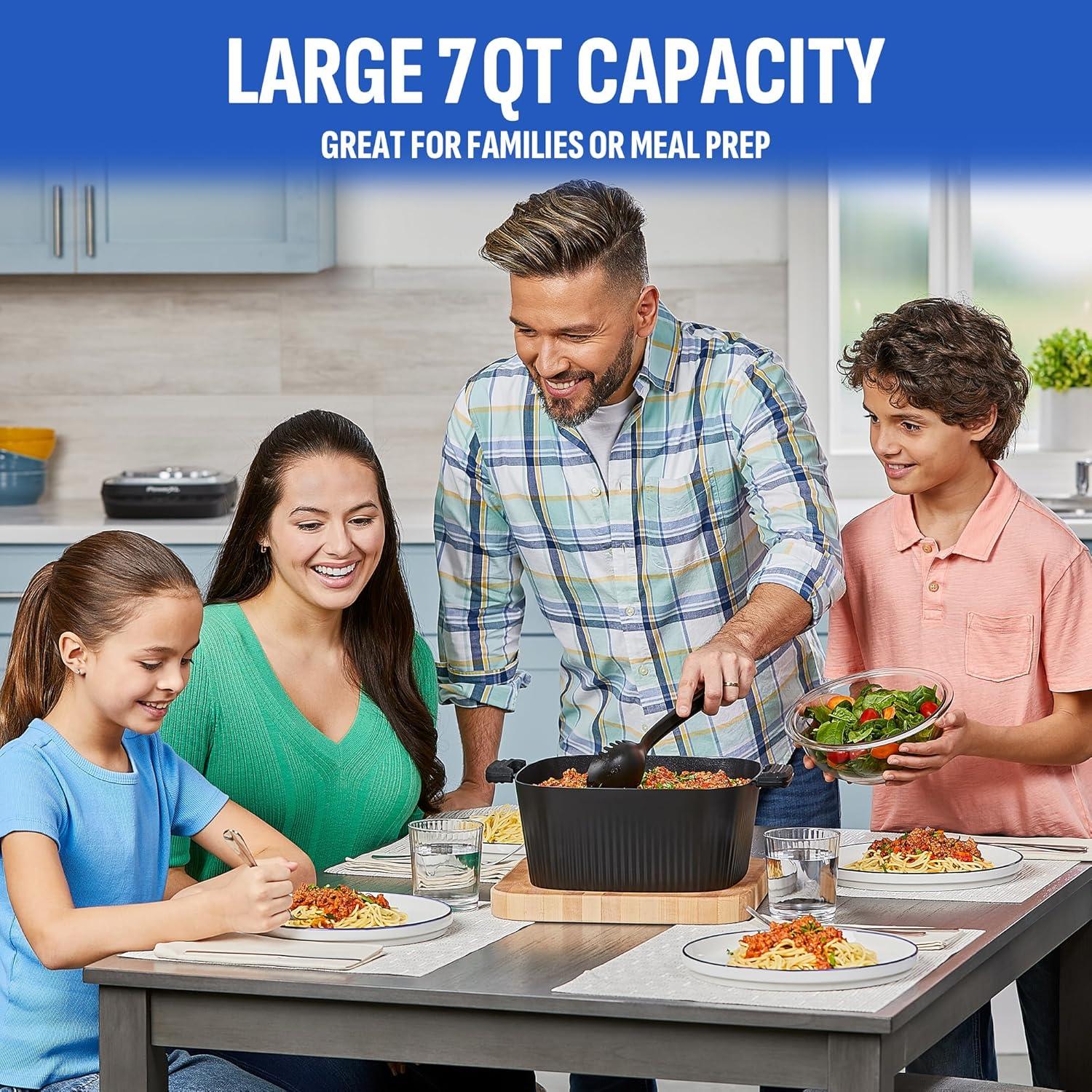 Olla Multiusos PowerXL Stirmax Deluxe 7.5L con Paleta Automática