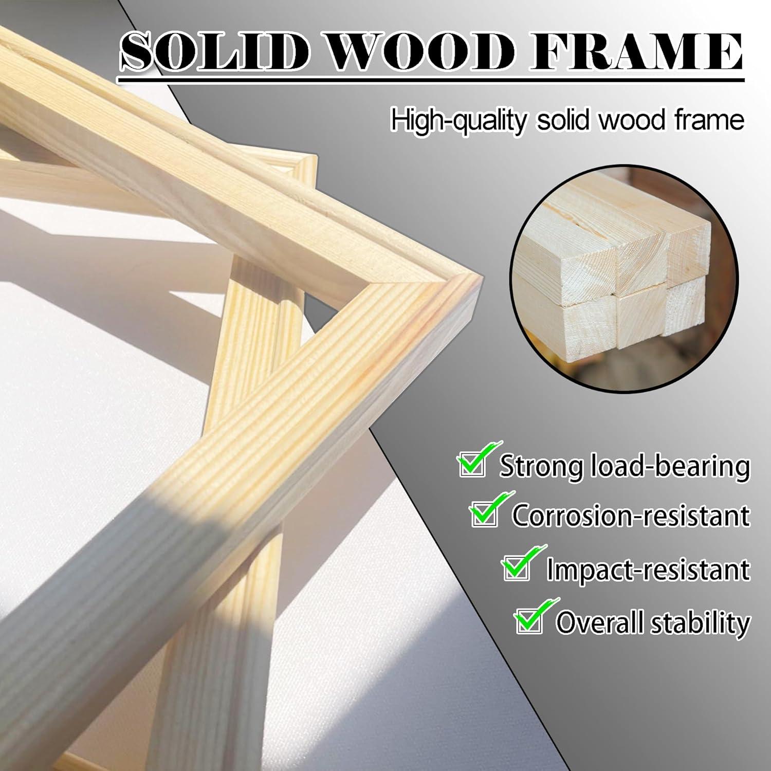 Arte de Pared Lienzo Enmarcado JEAWA Panda Graffiti 101.6x50.8cm