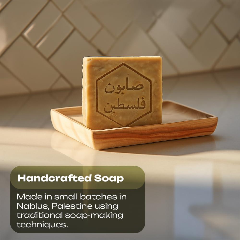 Jabón Natural de Aceite de Oliva Palestino - 2 Unidades de 170g