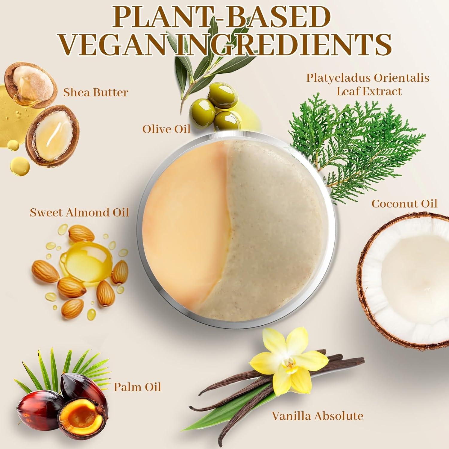 Jabón Exfoliante Hidratante 4 PCS Umpeimvon 100% Orgánico