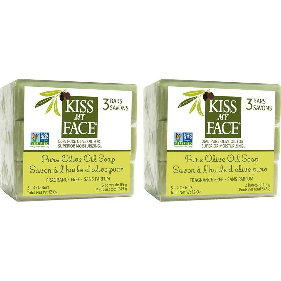 Jabón de Barra Kiss My Face Aceite de Oliva 6x113g