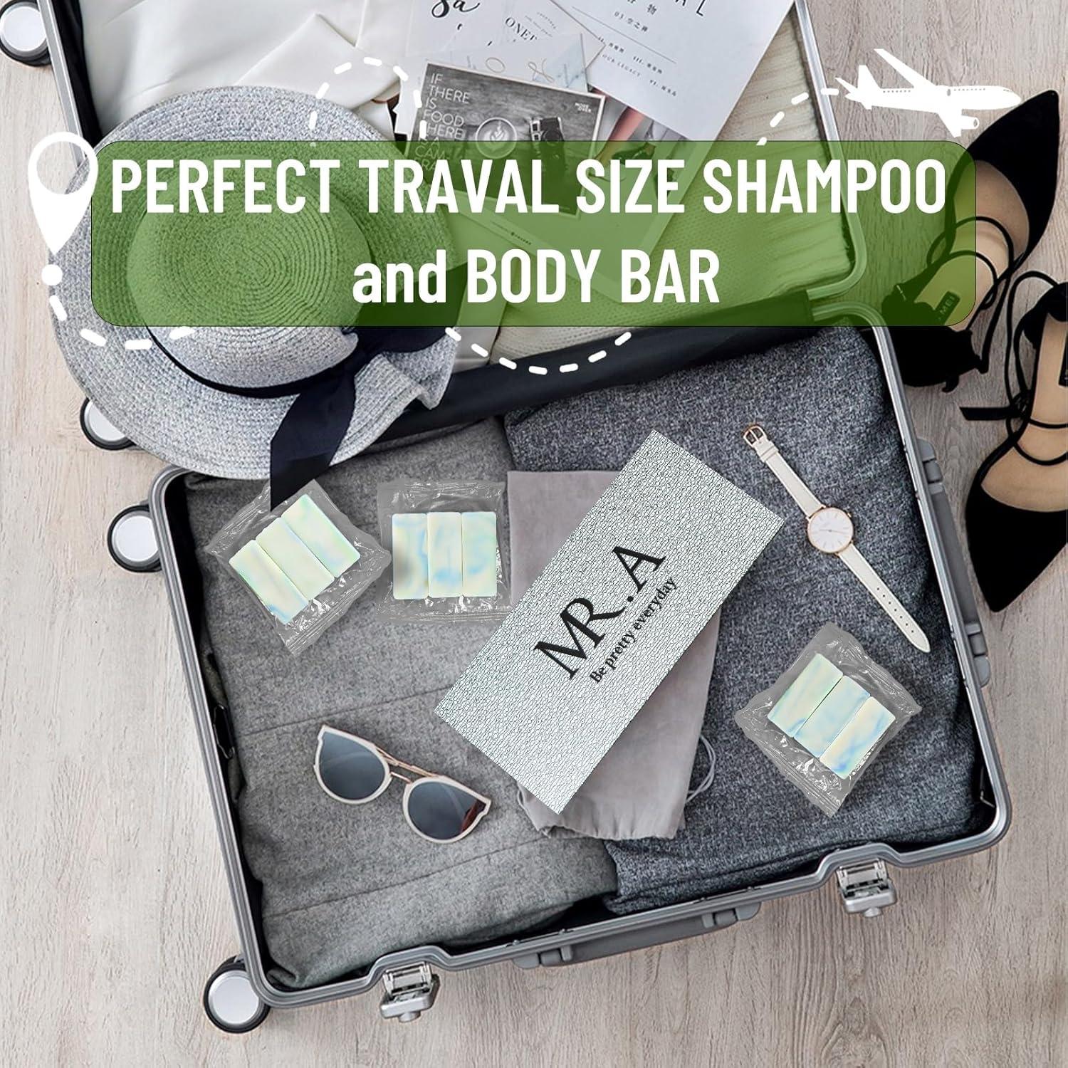 23 Jabones de Viaje MR.A de Aceite de Oliva 25g - Vegano