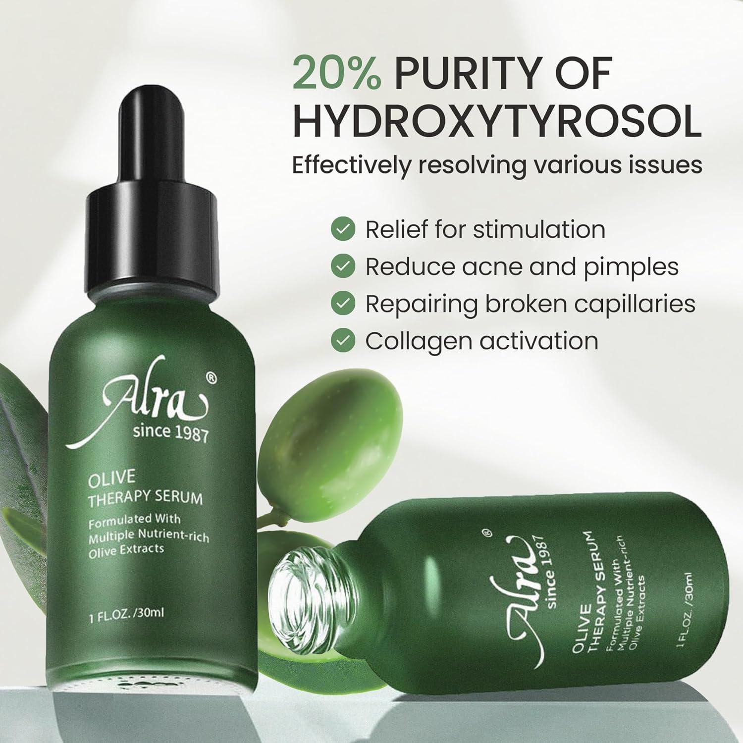 Suero Facial Alra de Aceituna 30ml - Anti Acné y Enrojecimiento