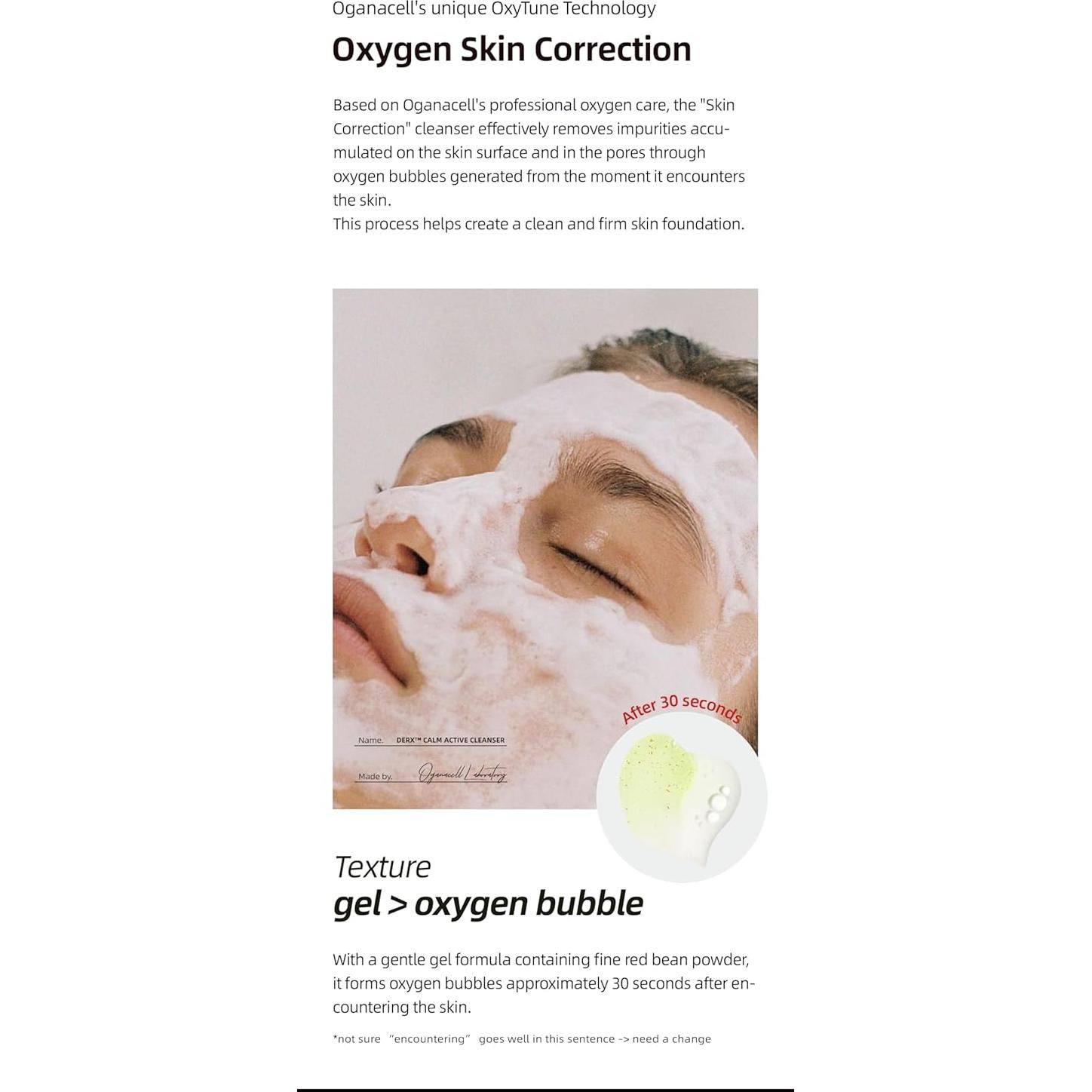 Limpiador Facial DERX 120ml - Espuma Calmante para Piel Sensible y Grasa