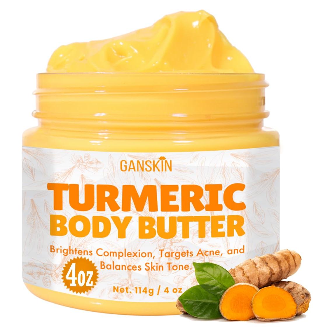 Crema Facial de Cúrcuma Ganskin - Iluminadora Natural 150g