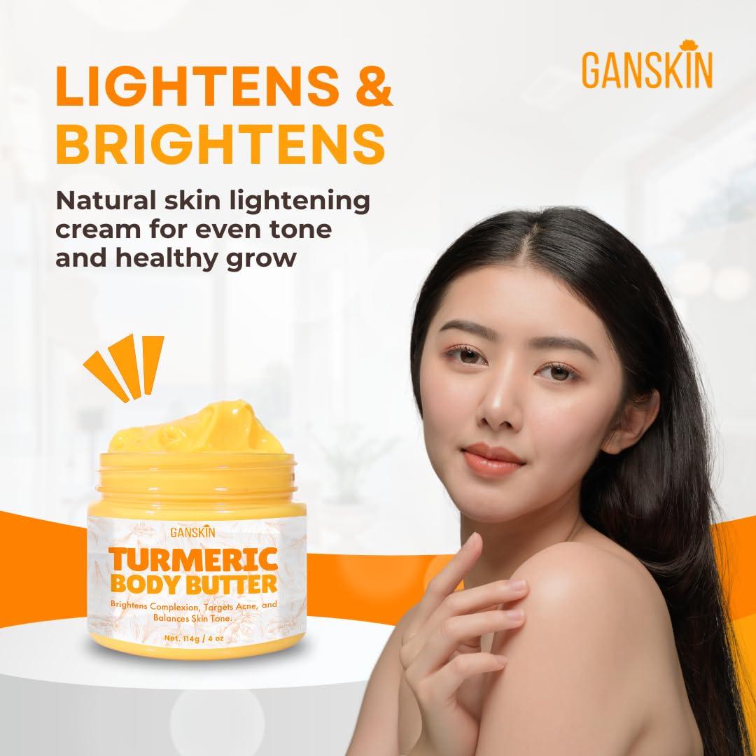 Crema Facial de Cúrcuma Ganskin - Iluminadora Natural 150g