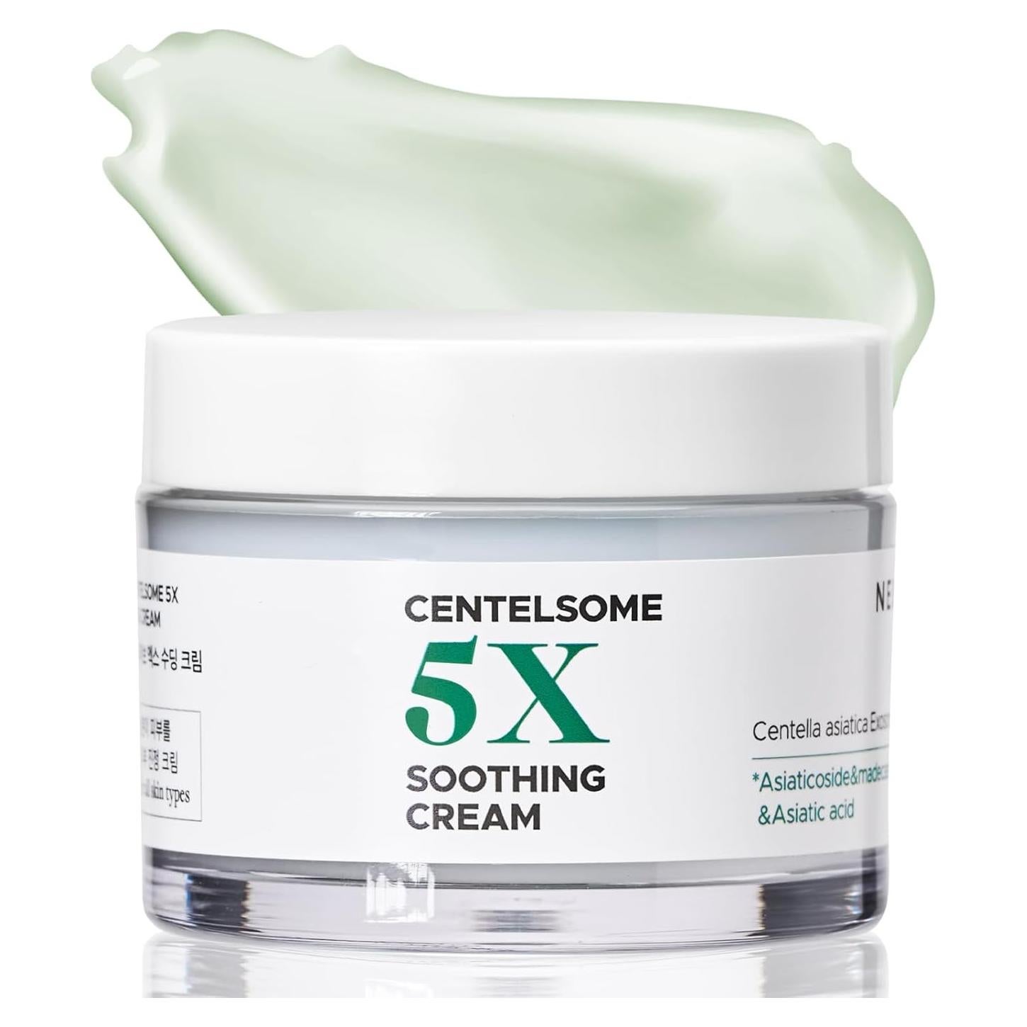 Crema Calmante Centelsome 5X 50ml - Hidratante Facial Coreano