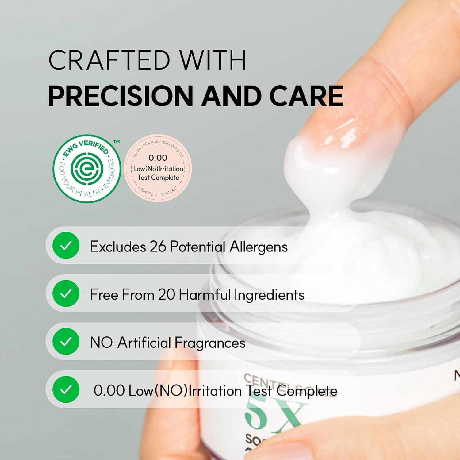 Crema Calmante Centelsome 5X 50ml - Hidratante Facial Coreano