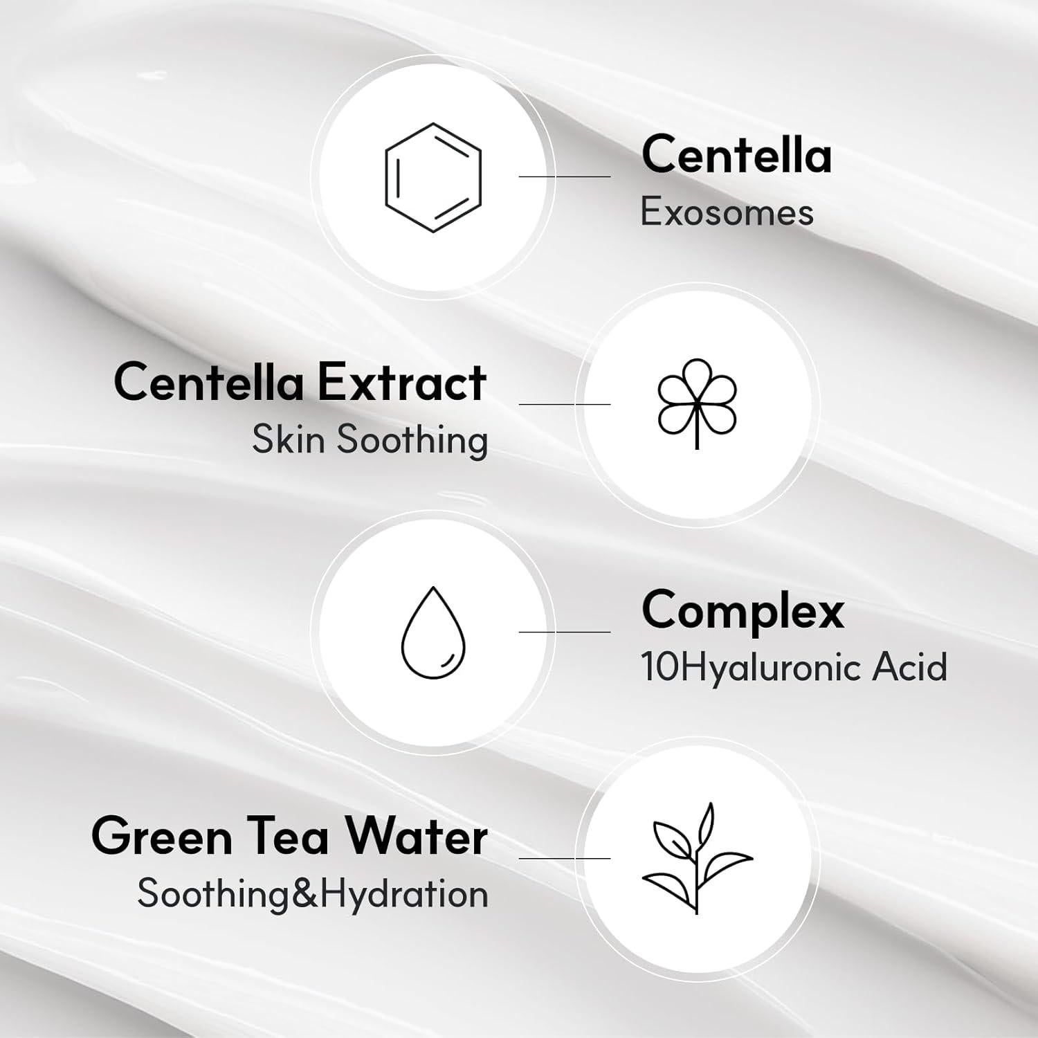 Crema Calmante Centelsome 5X 50ml - Hidratante Facial Coreano