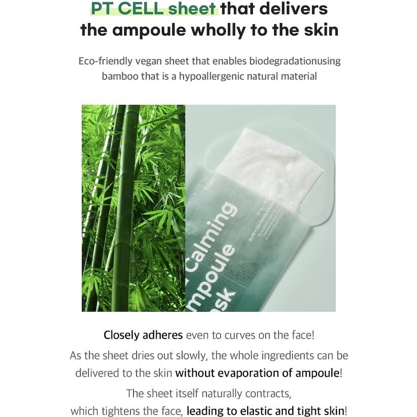 Mascarilla Facial Vegana Freemay Cica de Oliva 10 Hojas 27ml