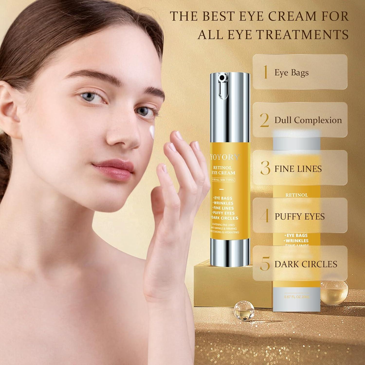 Crema para Ojos YOYORY con Retinol 20ml - Anti-Envejecimiento