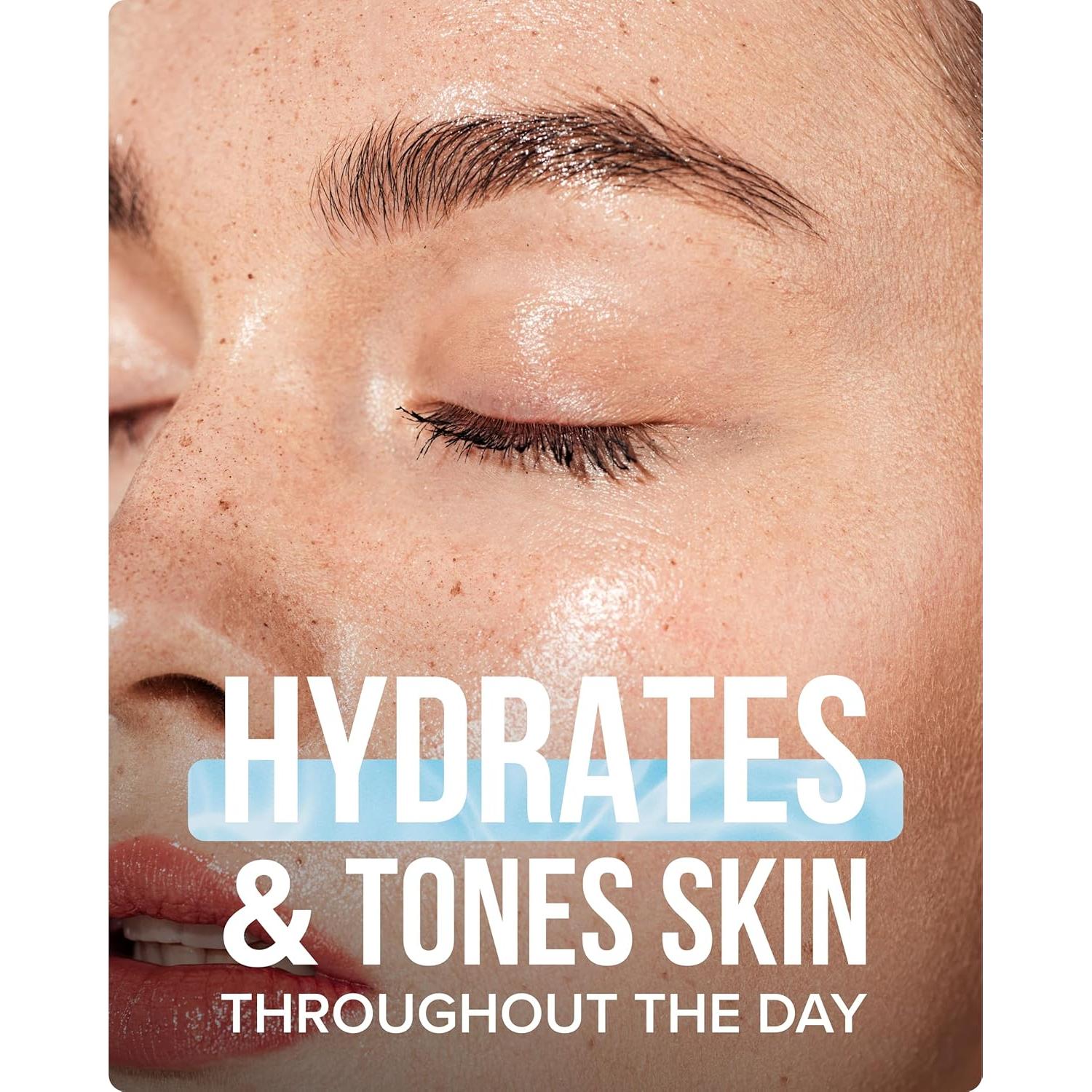 BRUMISATEUR Evian Facial Spray 1.7 oz - Hydrating Mineral Water Mist for Face & Skin - Refreshes Makeup and Tones Skin - TSA-Approved Mini Facial Spray Set for Daily Skincare Hydration