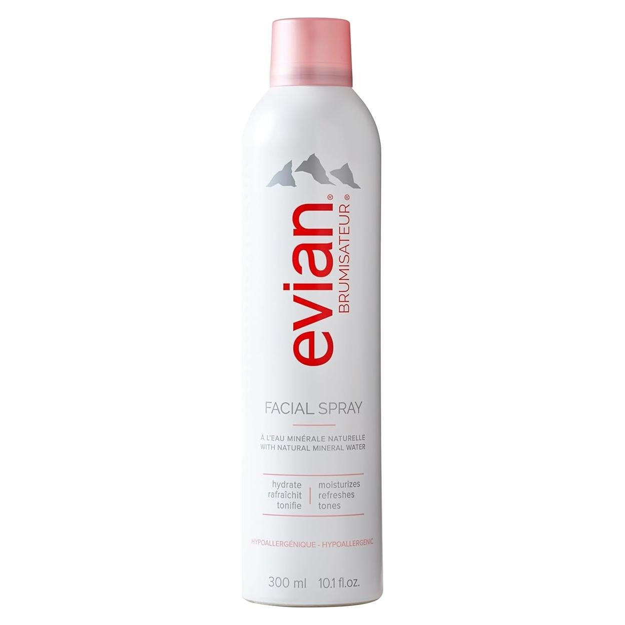 Spray Facial Evian 300ml - Rocío Mineral Hidratante