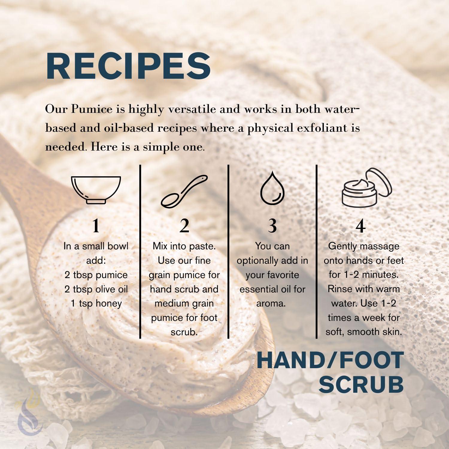 Pómez Cosmético ClearLee 226.8g - Exfoliante Natural Grano Medio