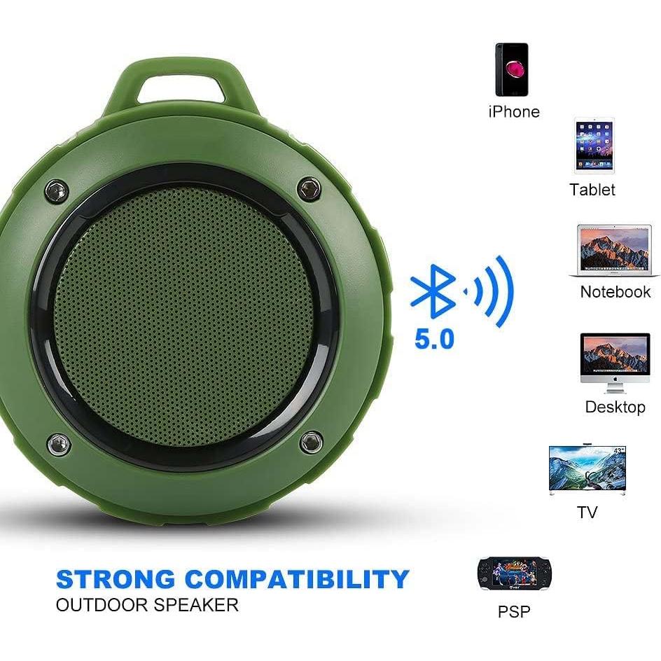 Altavoz Bluetooth Impermeable Kunodi Portátil 10W Verde