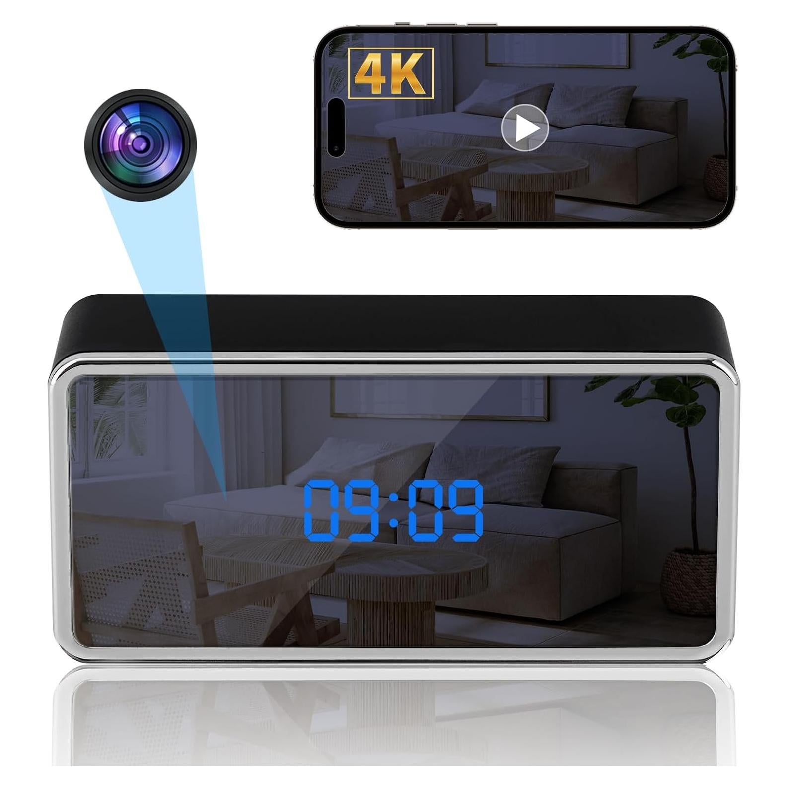 Cámara Oculta Reloj HD 4K Yuehetian con Visión Nocturna