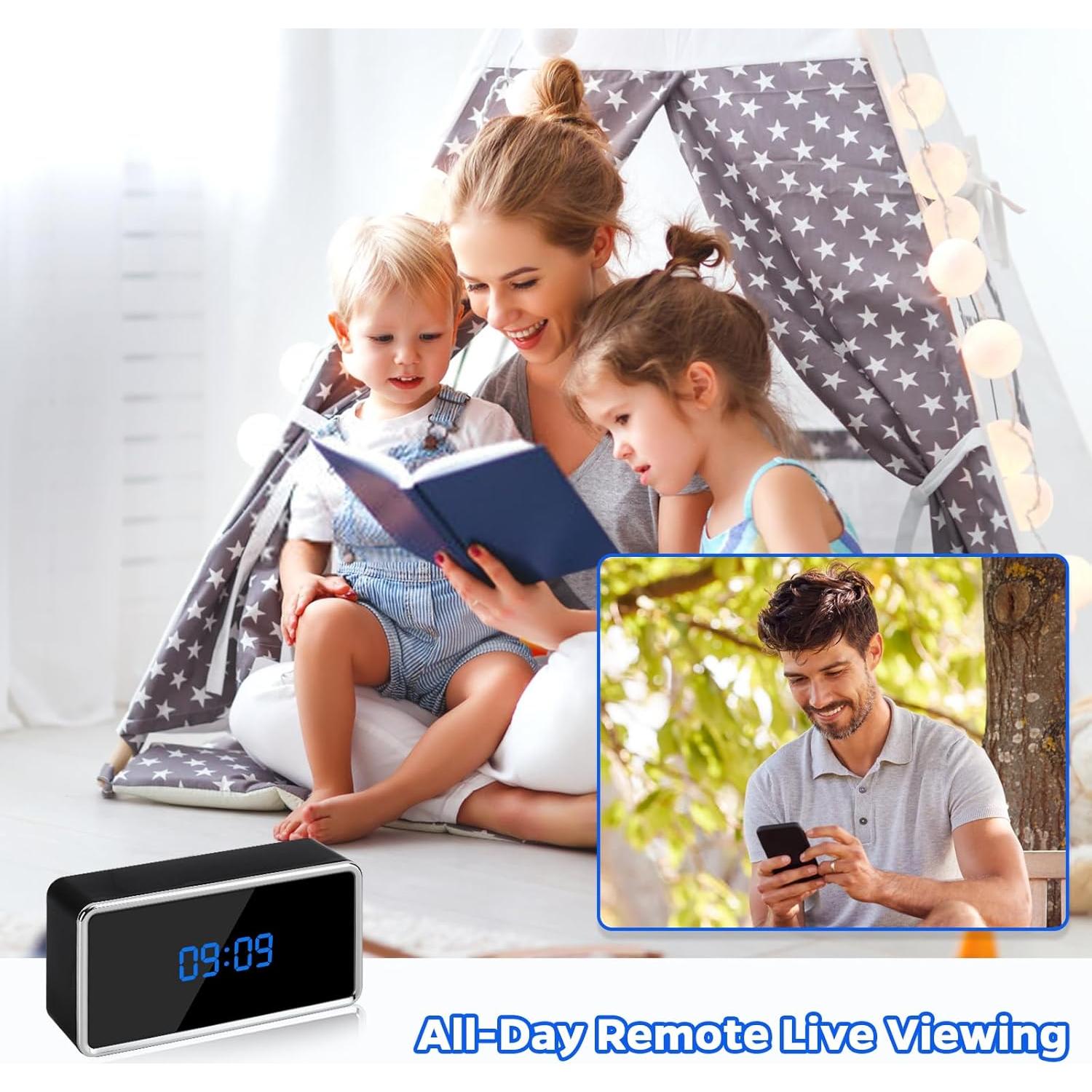 Cámara Oculta Reloj HD 4K Yuehetian con Visión Nocturna