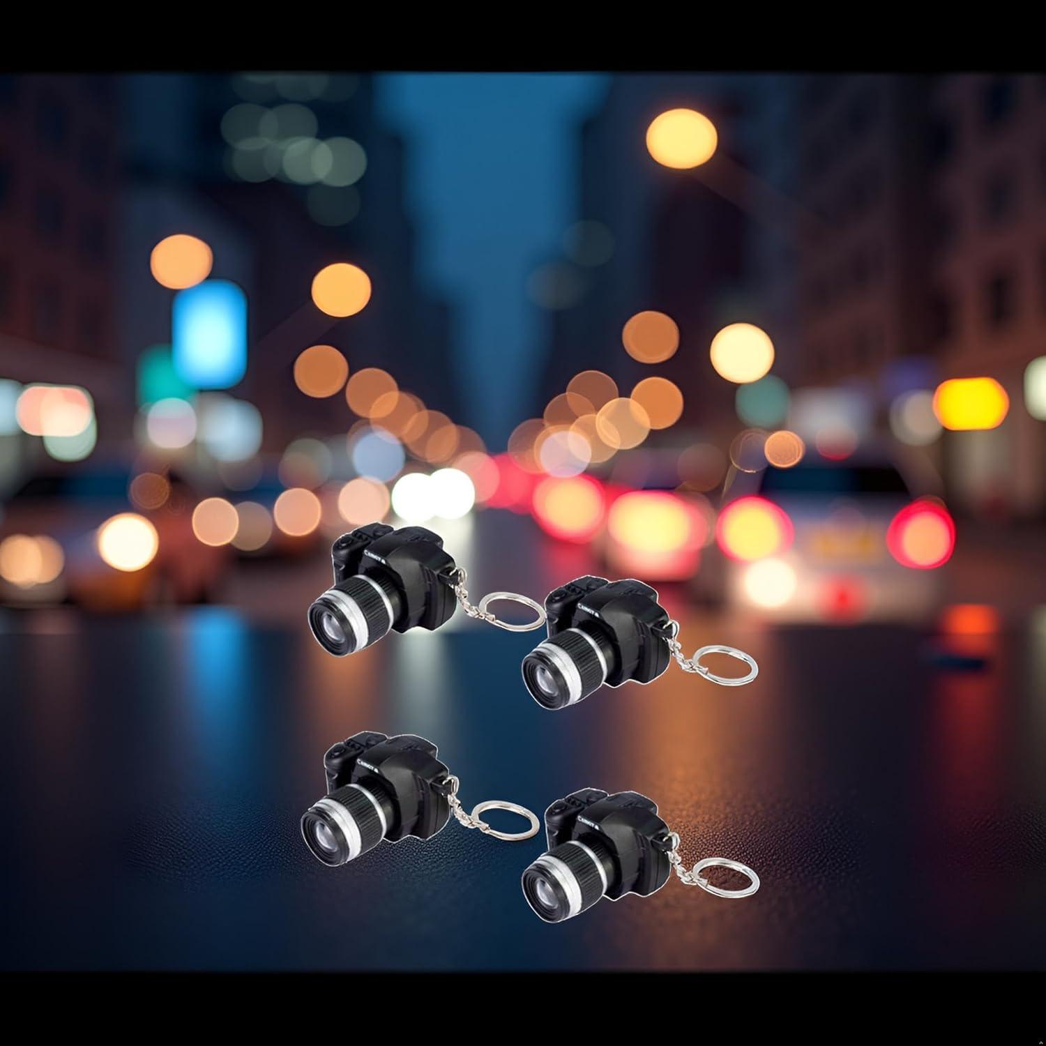 4 Llavero de Cámara con Sonido - Accesorios Creativos para Llaves