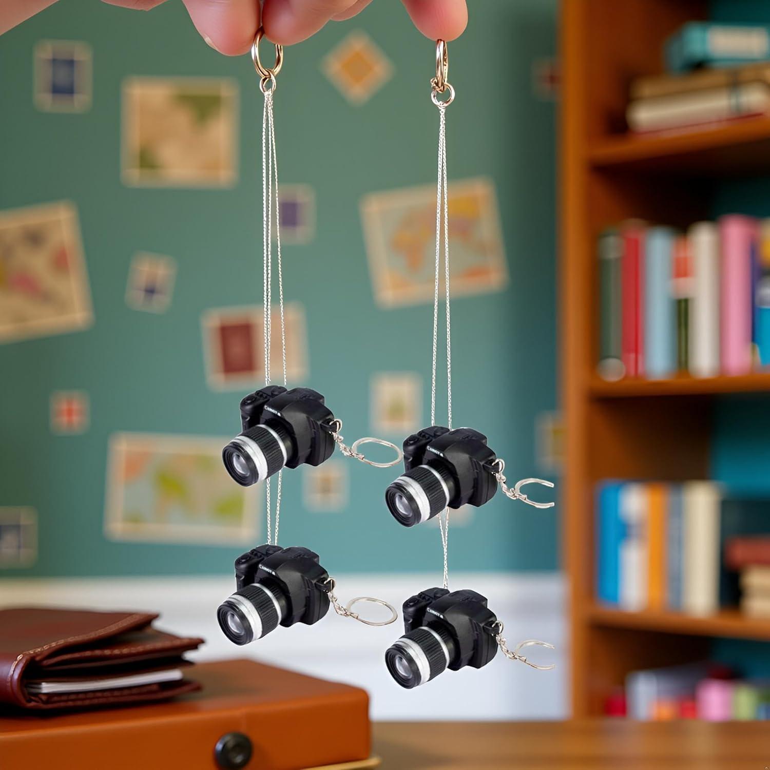 4 Llavero de Cámara con Sonido - Accesorios Creativos para Llaves