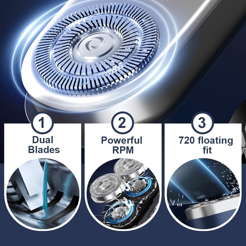 Mini Afeitadora Eléctrica Eadwe GJQ-LG10287714 USB-C Impermeable