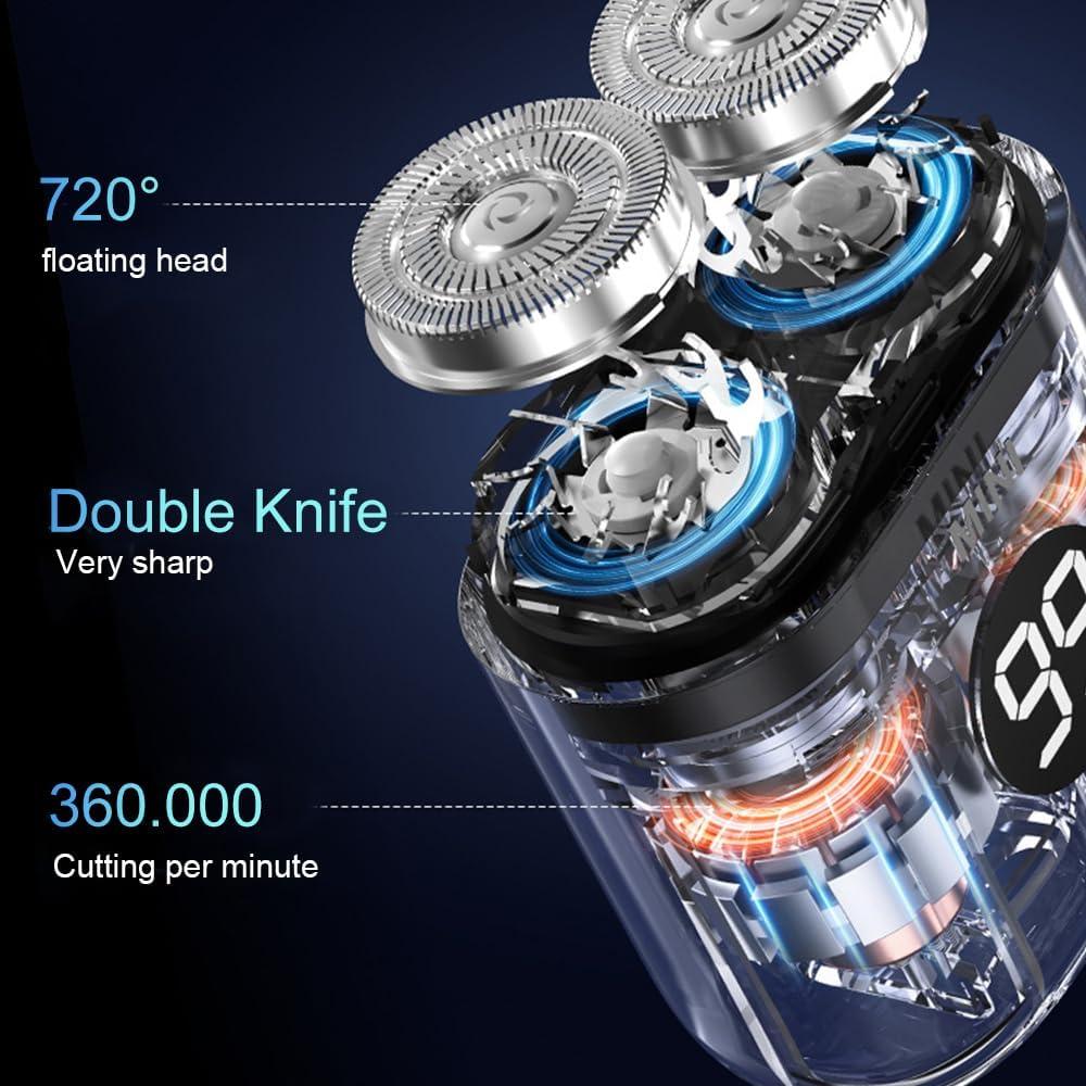 Mini Afeitadora Eléctrica Eadwe GJQ-LG10287714 USB-C Impermeable