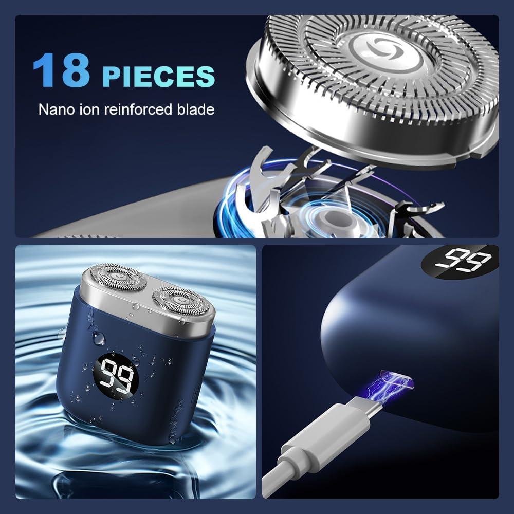 Mini Afeitadora Eléctrica Eadwe GJQ-LG10287714 USB-C Impermeable