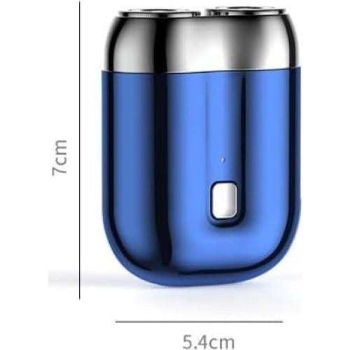 Mini Afeitadora Eléctrica Doble Cabezal Genérico USB Verde