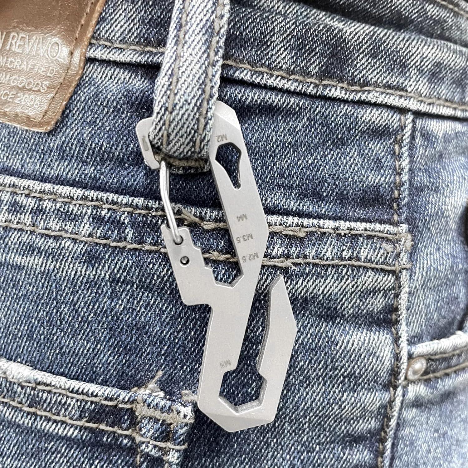 Generic 11 in 1 Multi Functional Keychain, Multi-Tool Keychain, Multi Tool, Alloy Steel Handle, Alloy Steel Body
