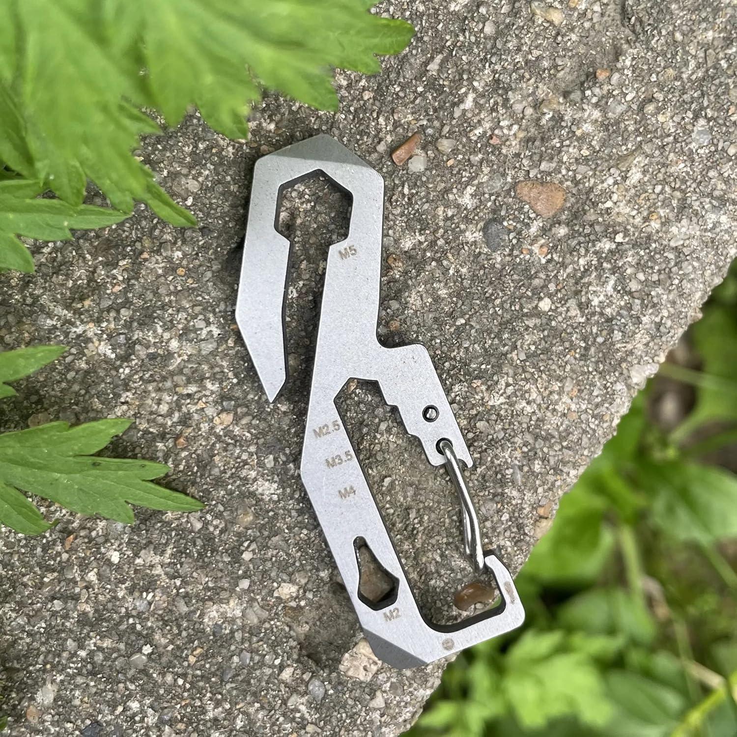 Generic 11 in 1 Multi Functional Keychain, Multi-Tool Keychain, Multi Tool, Alloy Steel Handle, Alloy Steel Body