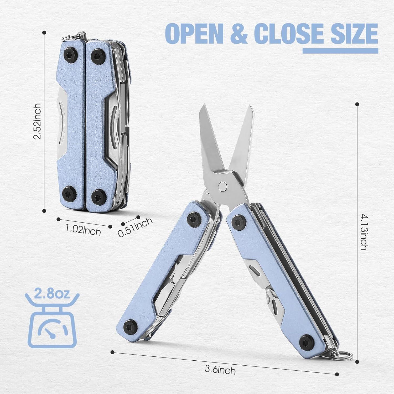 Multiherramienta 11-en-1 COOL PARD EDC Azul Compacta
