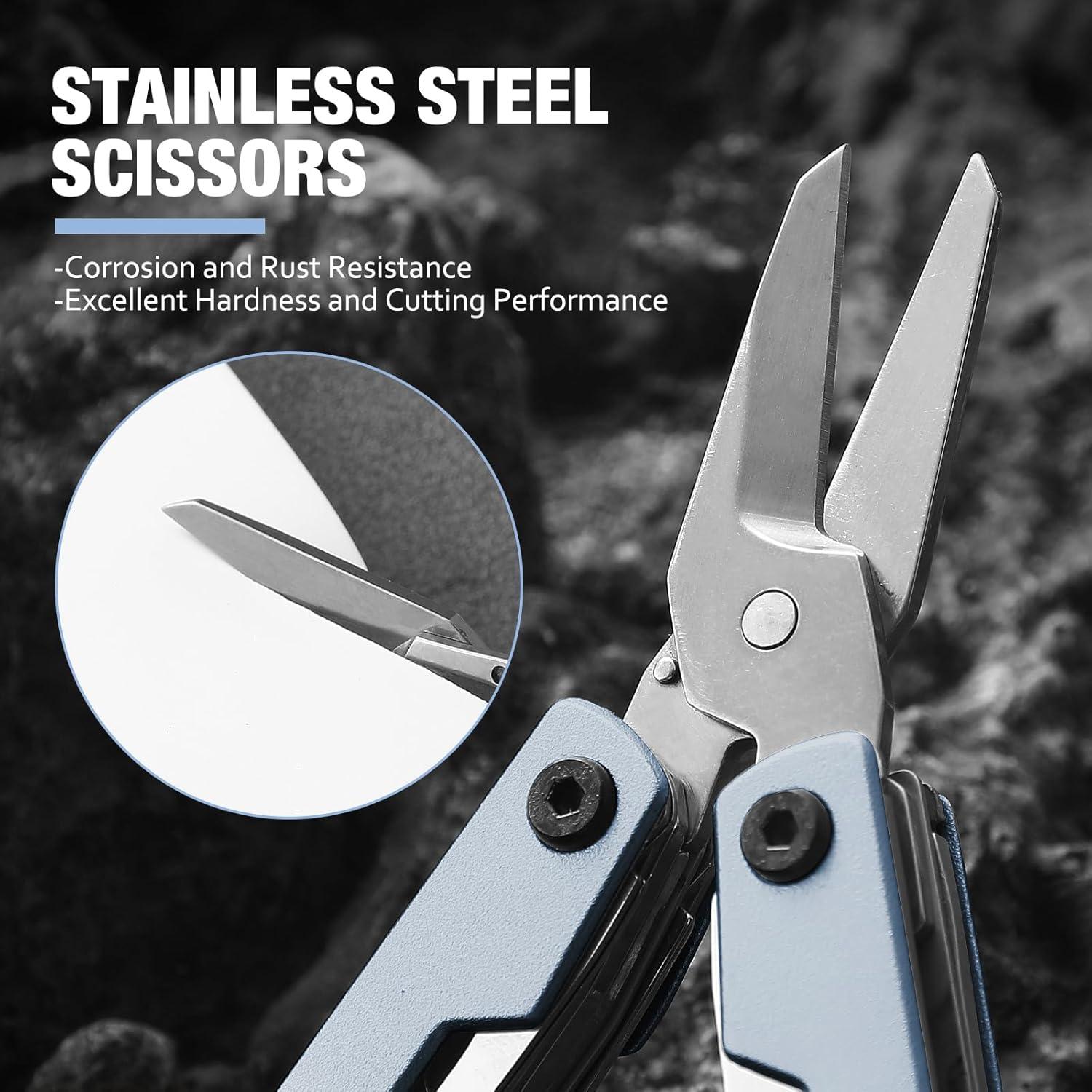 Multiherramienta 11-en-1 COOL PARD EDC Azul Compacta